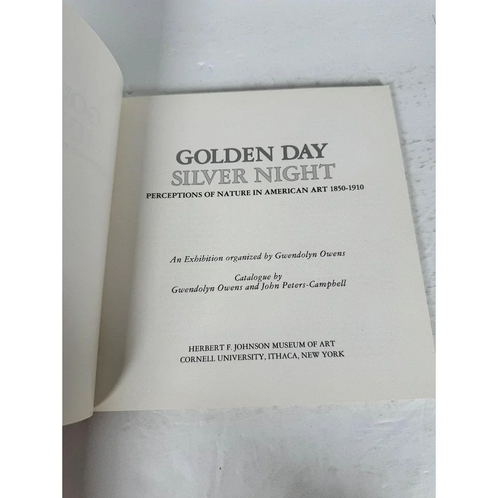 Golden Day Silver Night American Art 1850-1910 Owens Peters-Campbell 1982 Art